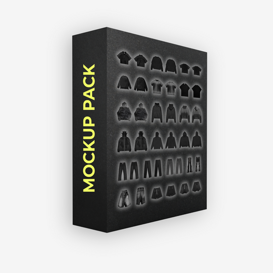 Mockup Pack: 120+ clothing mockups